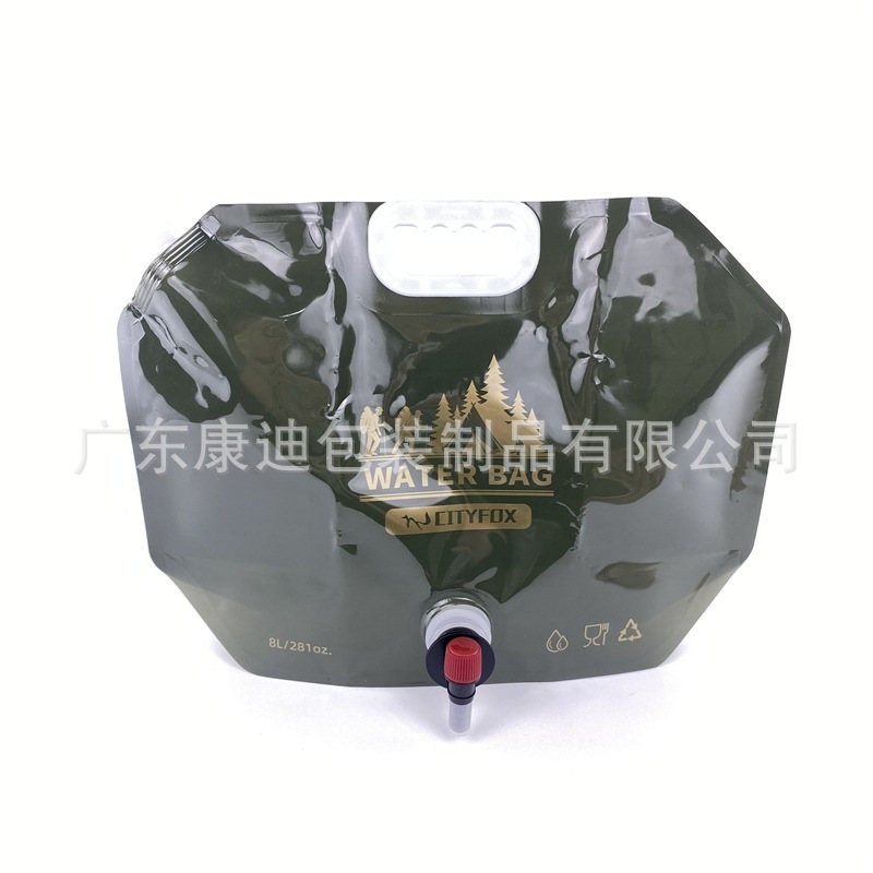 1L 果汁四边封带吸嘴液体包装袋