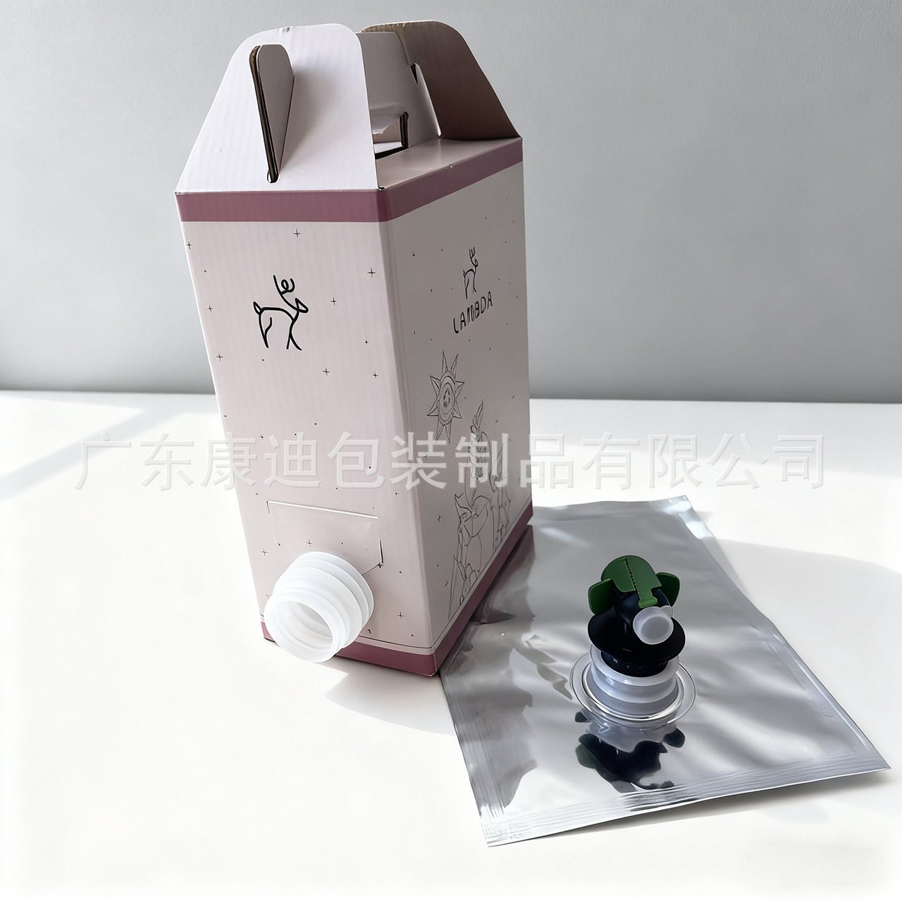 Aseptic Foil Bag-in-Box 1–200 L with Pressure-Resistant, Burst-Resistant Sealed Butterfly Valve for Juice & Wine