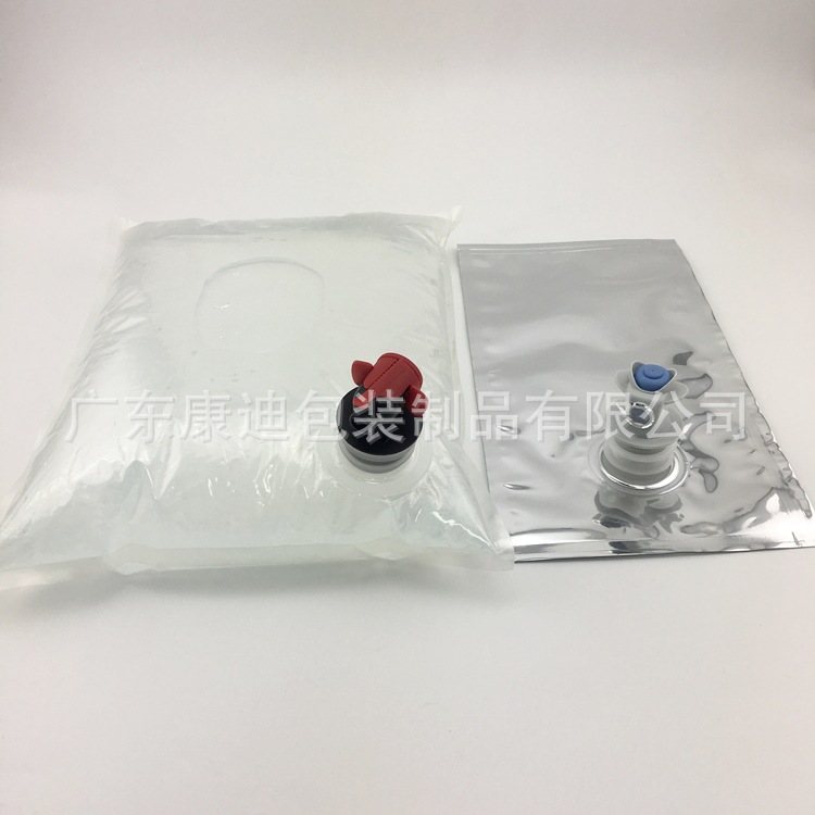 定制 1-200L 无菌盒中袋:镀铝/纯铝/透明材质,蝴蝶阀水果汁酱料液体包装