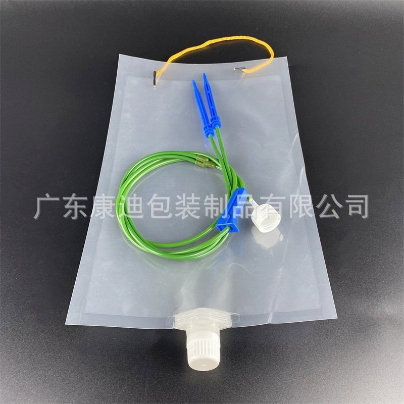 10L双吸嘴阀门液体水袋|1-10L矿泉水自立包装袋定制