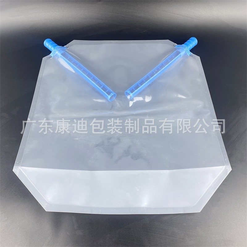 Custom 5 L Carry-Handle Milky White PE Laminated Spout Pouch for Bleach and Waterproofing Liquids