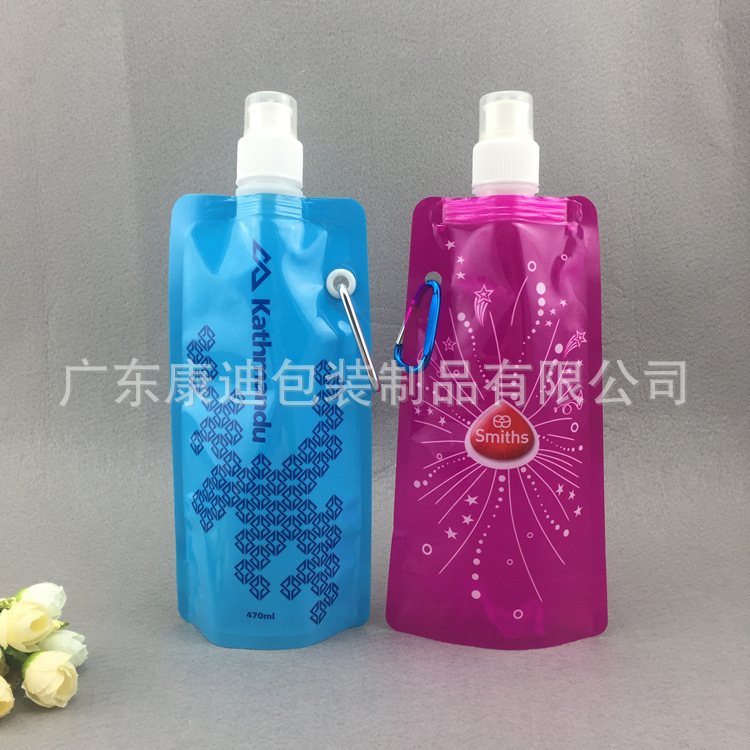 5–10L奶白PE自立吸嘴液体包装袋|日化洗衣液消毒水手提款(常规3L)