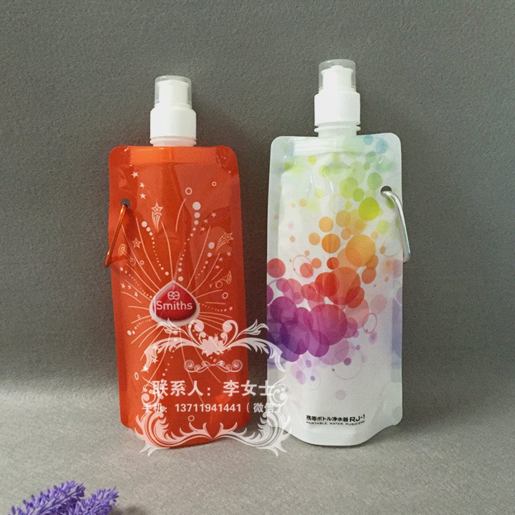 5 L Transparent Laminated Temperature-Resistant Spout Stand-Up Pouch for Building Materials, Tile Adhesive & Chemical Liquids