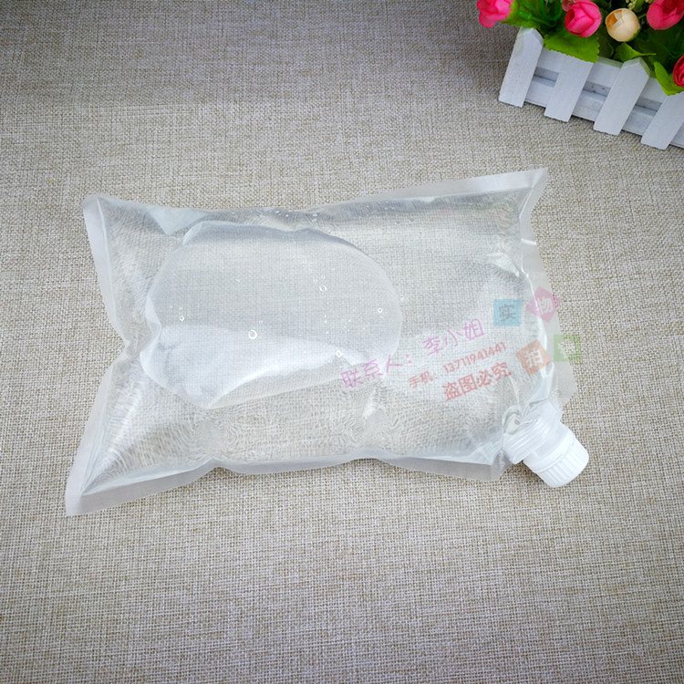 5L户外手提饮水自立吸嘴袋 | 定制液体包装
