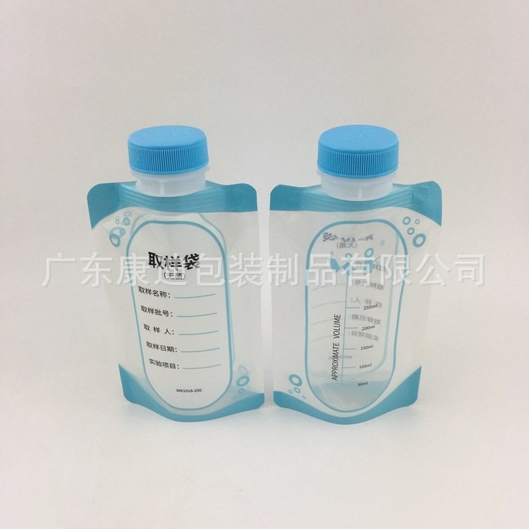 厂家直供5L可手提自立吸嘴水袋 | 大容量液体包装袋定制