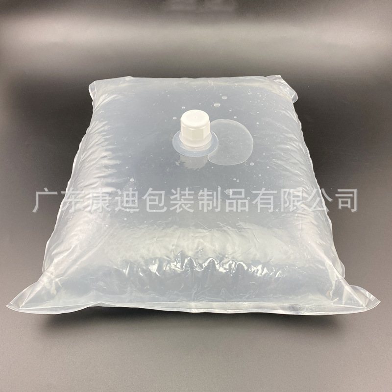 Portable Stand-Up Spout Liquid Pouches for Beer, Milk & Water — Transparent 5 L and 10 L Fill Formats