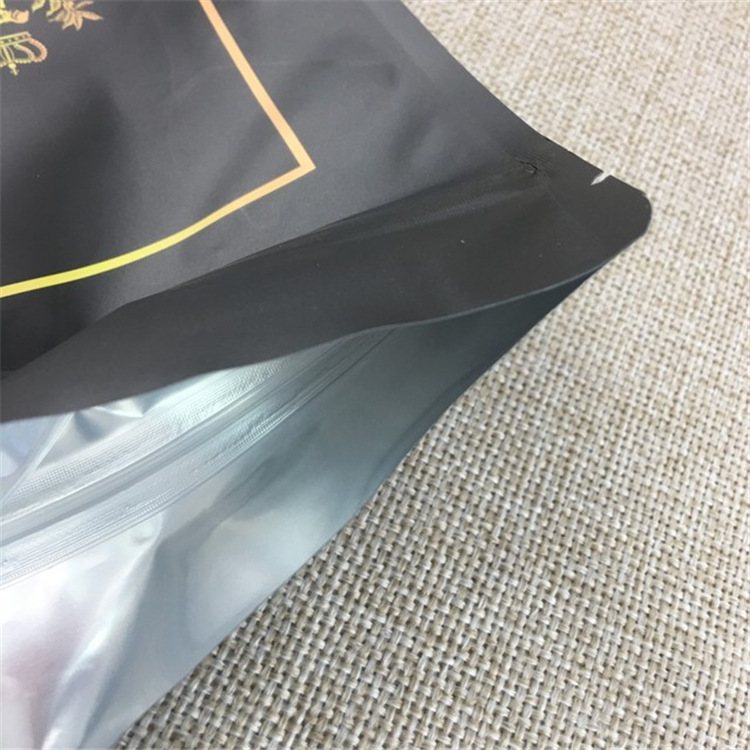 可印logo的1-5KG复合PE拉链自立食品袋(真空适用/三边封/无吸嘴)