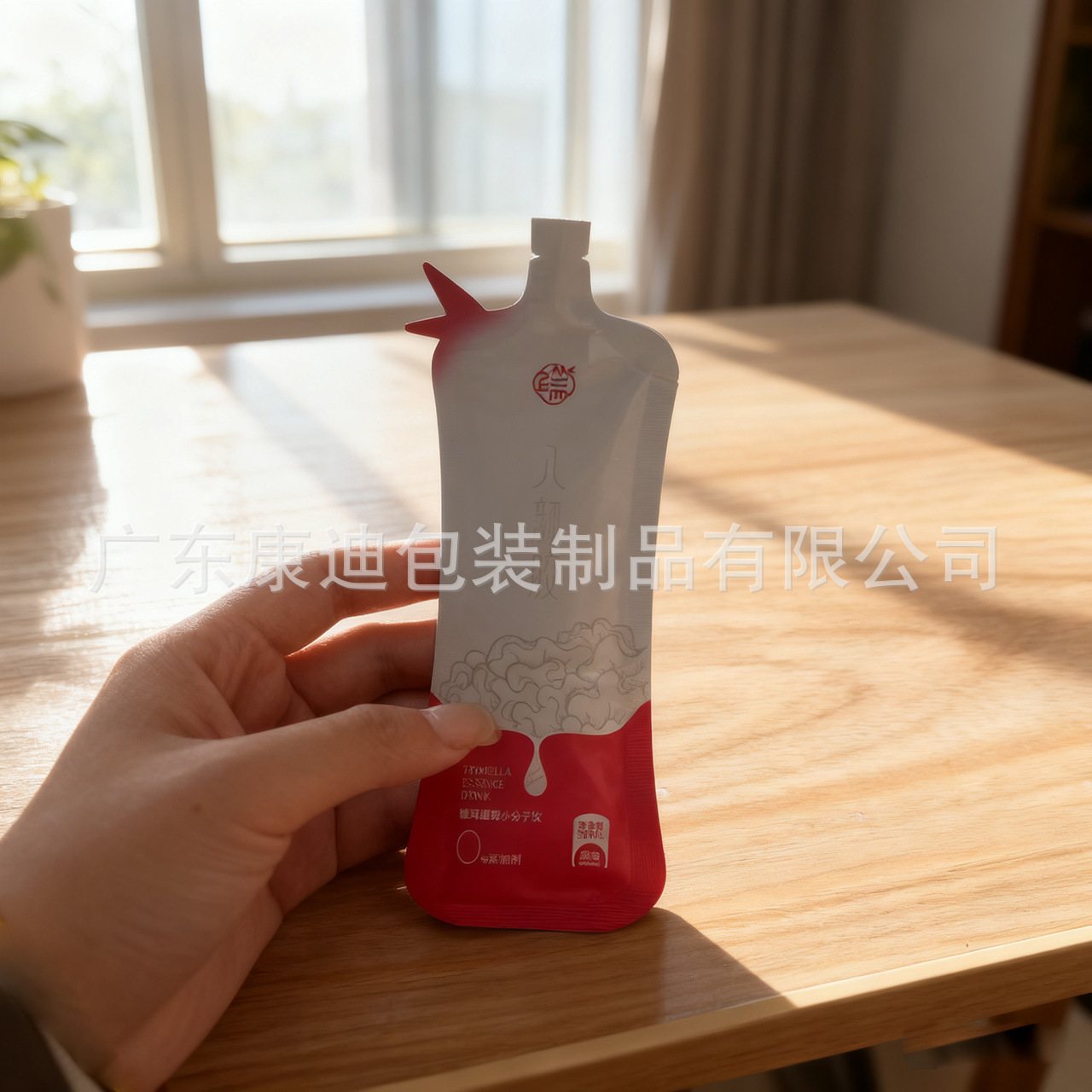 Custom 1–10 L Four-Side Seal Foil Spout Pouch for Hydrogen Water & Hydrogen-Rich Water