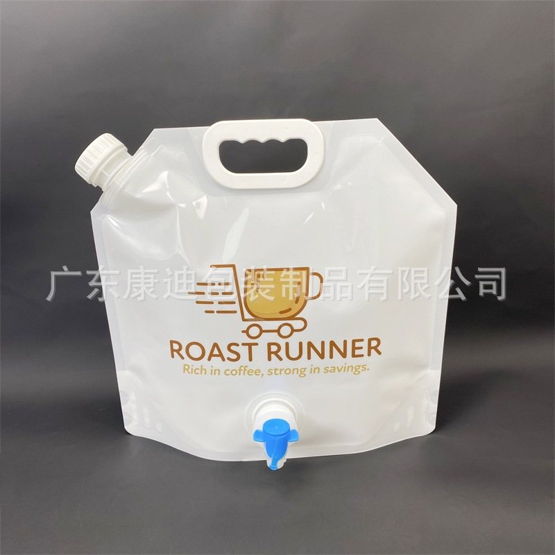 550 mL Hydrogen-Rich Water Spout Pouch | Pure Aluminium, Metallized & Transparent with Screw Cap and Clear Window