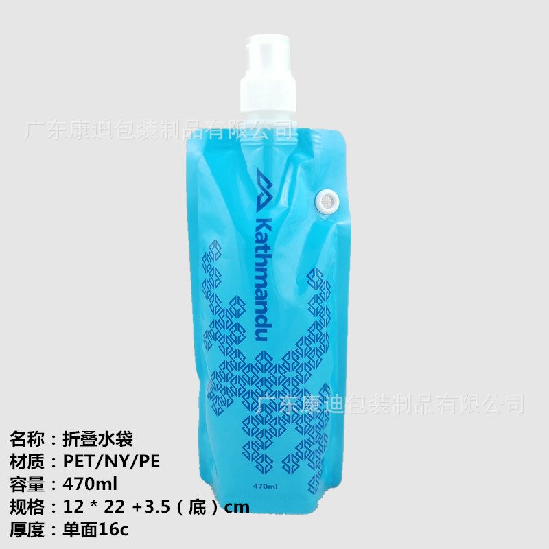 1–10 L Four-Layer Nylon-Aluminium-Plastic Four-Side-Seal Spout Pouch for Hydrogen-Rich Water & Drinking Water