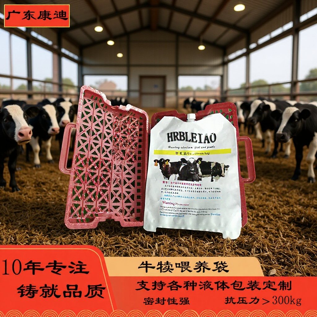 3.5L / 5L 牛初乳铝箔吸嘴袋|小牛犊灌服冷藏保鲜袋定制