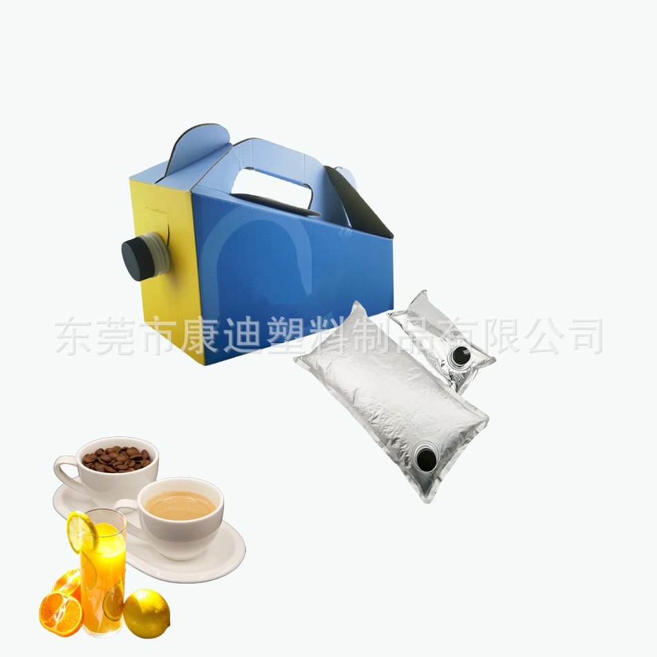 Custom 3 L Aseptic Metallized Bag-in-Box Drinking Water Pouch — Butterfly / Tap Valve