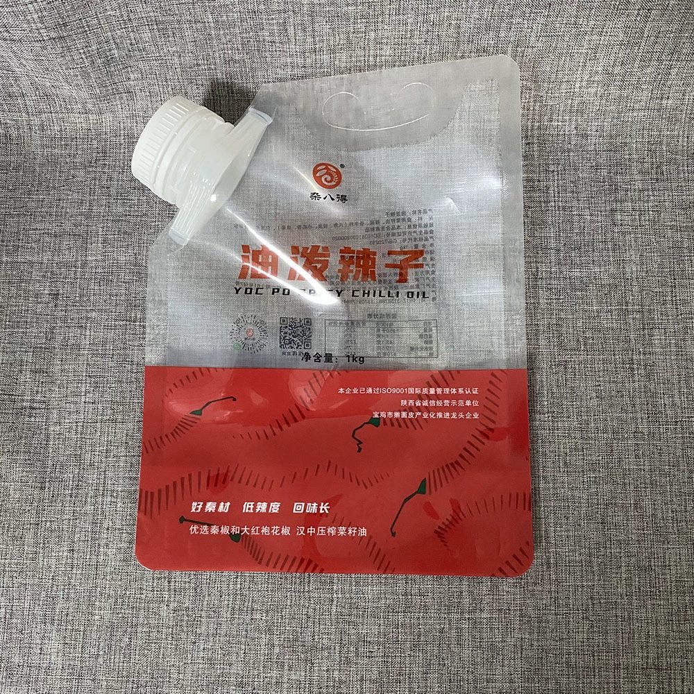 Custom Clear Stand-Up Spout Pouch for Lotion & Liquid Personal Care (1-1000 ml)