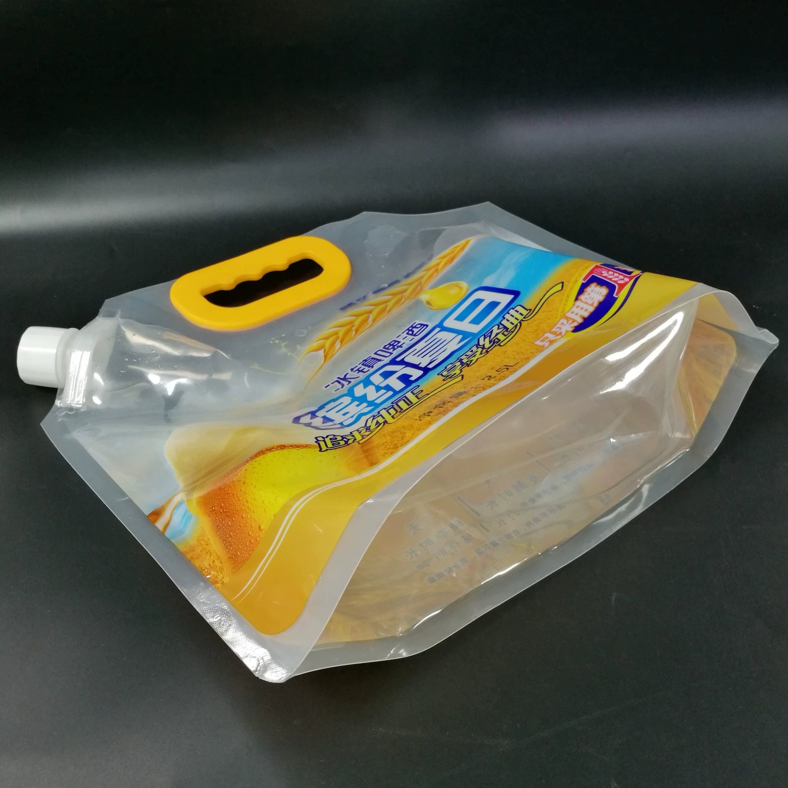 食品液体吸嘴自立袋|奶油、果酱、番茄酱包装定制(1–1000ml)