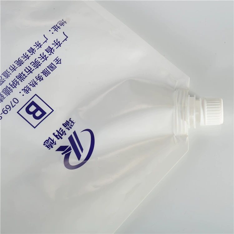 Clear Stand-Up Spouted Pouches for Soy Milk, Milk Tea & Juice — 1–1000 ml Custom Print