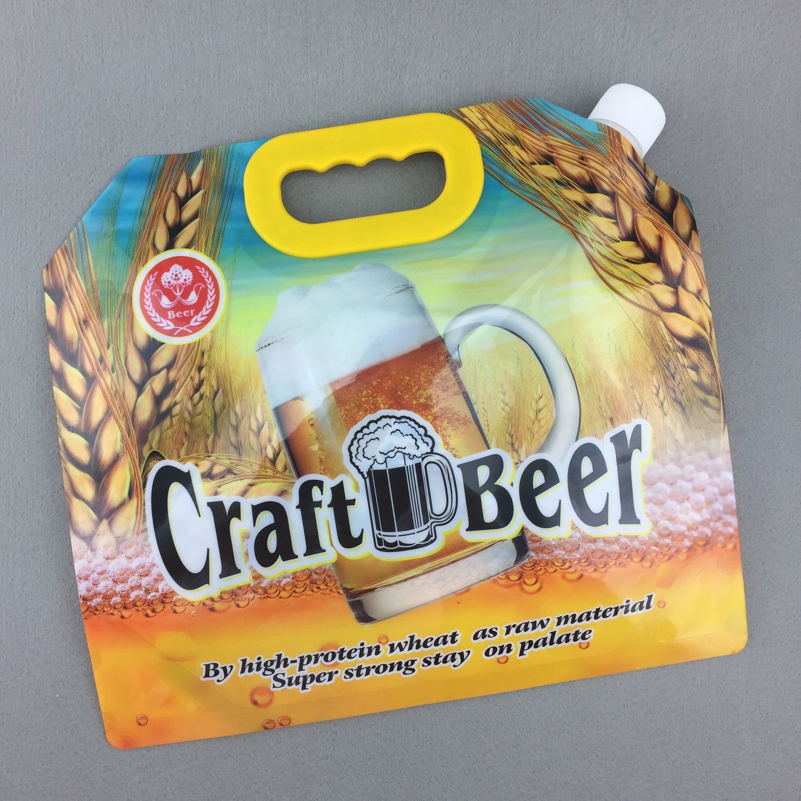 Custom 2 kg Drop-Resistant Laundry Detergent Spout Pouch | Foil Laminated Liquid Packaging