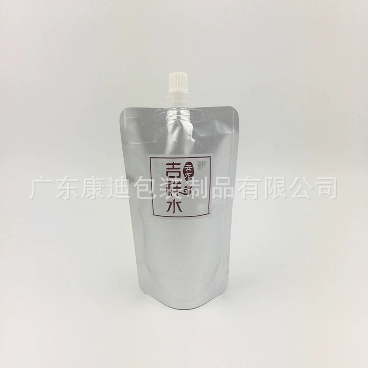 Odd-Shaped Food-Grade Aluminium Foil Stand-Up Spout Pouch | 1–1000 ml Custom Red Wine & Liquid Beverage Packaging