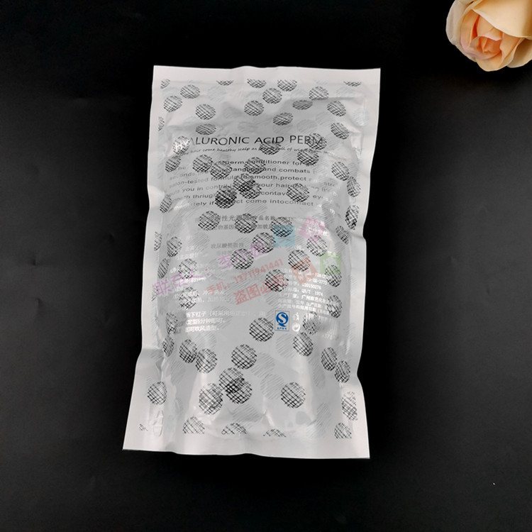 Custom Three-Side-Seal Foil & Metallized Pouch with Tear Notch for Enzyme, Granule & Powder Foods