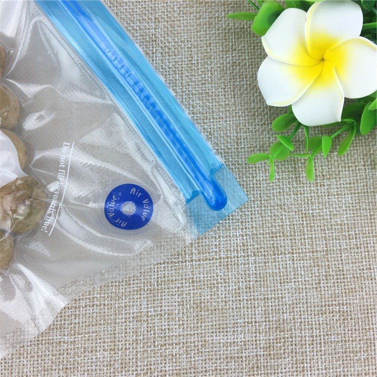 5 kg Vacuum Rice Pouch with Carry Handle — Custom Nylon-Laminated Colour-Printed Bag