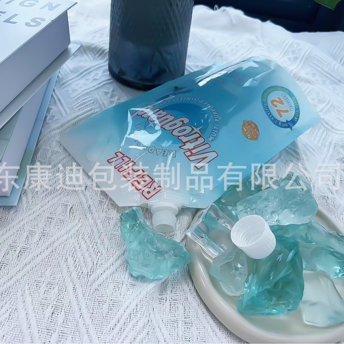 5 kg Vacuum Rice Brick Pouch with Handle | Custom Laminated Clear-Window Printed Grain & Rice Noodle Bag