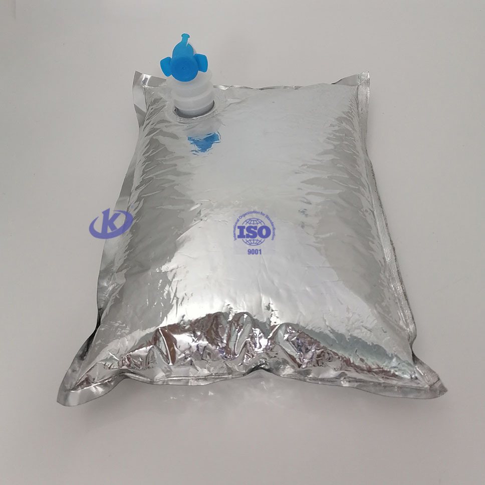 Custom BIB Liquid Aseptic Pouches | Metallized, Pure Aluminium & Clear Bag-in-Box for Wine, Juice & Spring Water