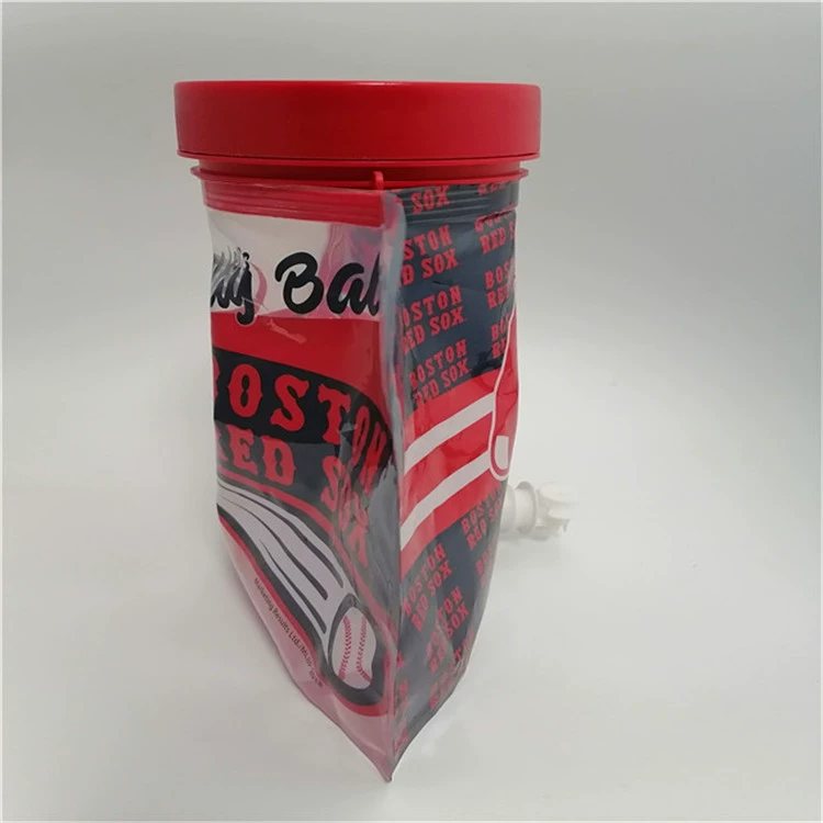 5 L Drinking Water Stand-Up Spout Pouch with 33 mm Outlet Valve | Liquid Packaging Manufacturer in Dongguan
