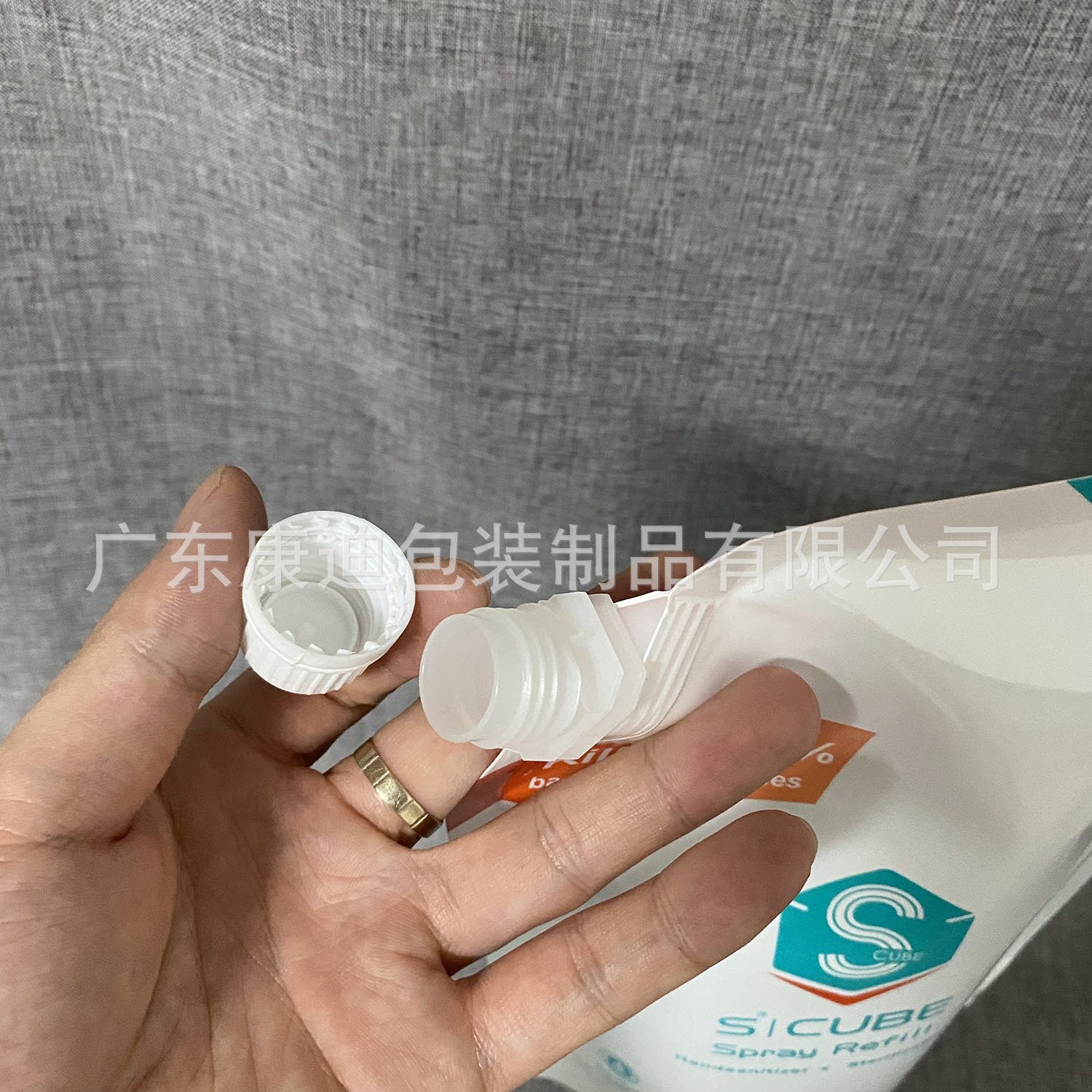 1000ml Clear Spout Pouch for Soap & Concentrated Alcohol Liquid Filling