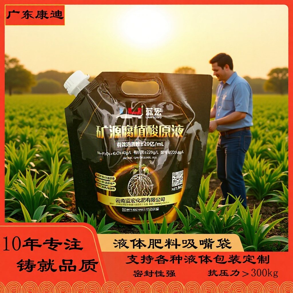 染发膏与还原酸液体包装用定制高阻隔铝箔吸嘴站立袋