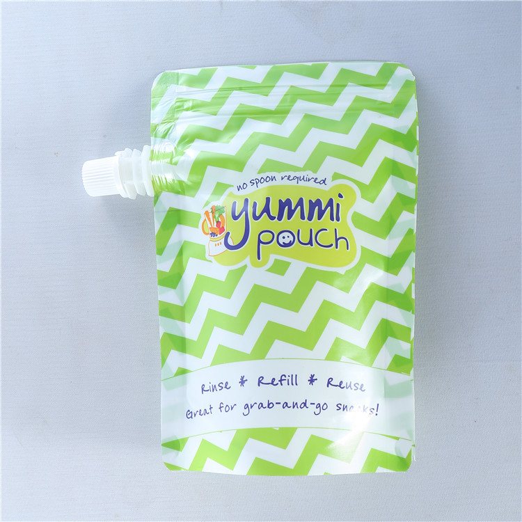 Food-Grade Clear Stand-Up Zipper Pouch for Dry Foods | Custom 1-8 Color Gravure Printing