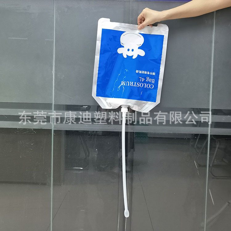 Food-Grade Co-Extruded PE Colostrum Spout Pouch for -18°C Freezing & Calf Feeding