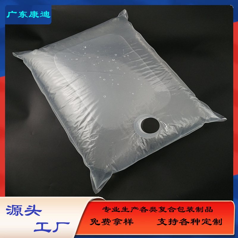10L Transparent BIB Bag-in-Box with Spout Valve for Milk Tea & Liquid Dairy | Hot/Cold Liquid Packaging