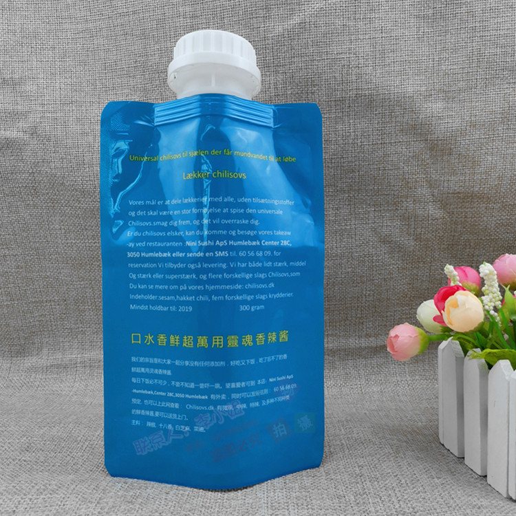 5L Heat-Resistant Aluminum Foil BIB Double Stand-Up Pouch with Butterfly Valve for Juice & Syrup