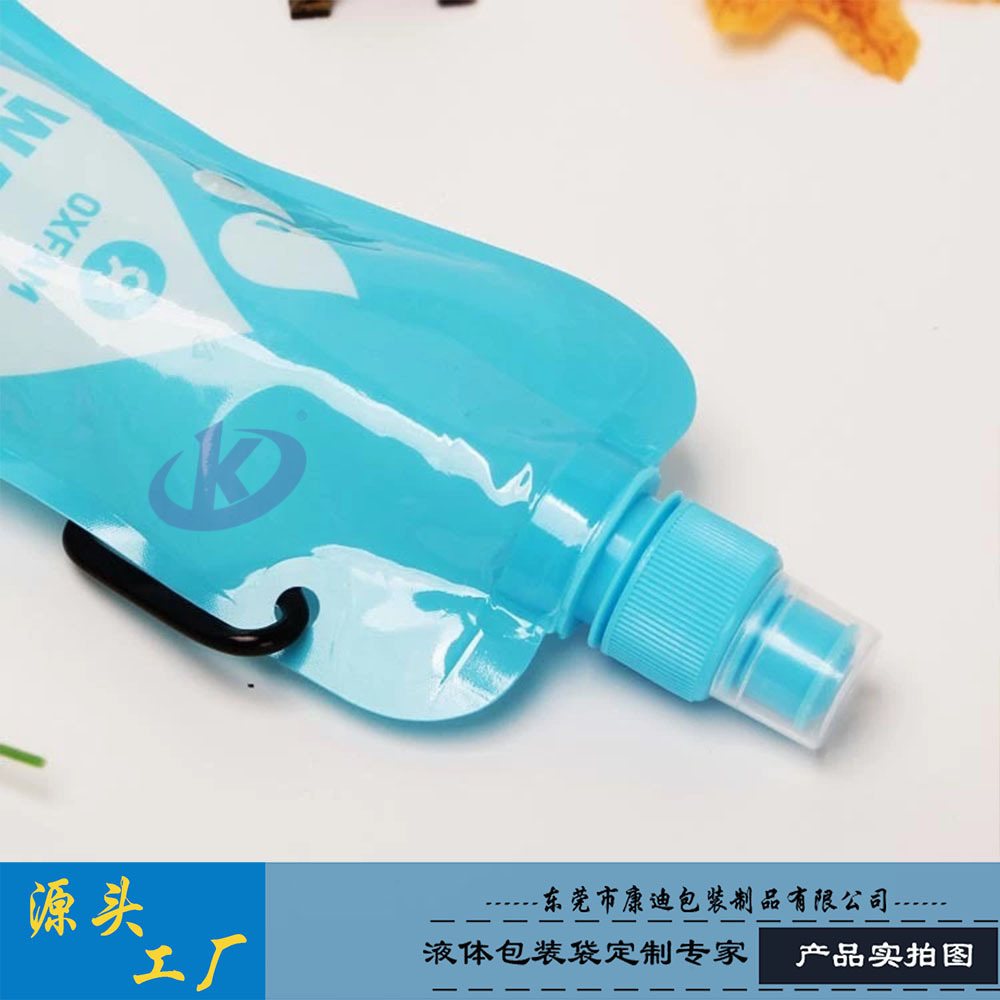 斜边食品级吸嘴袋|酱料、饮料与外卖液体包装