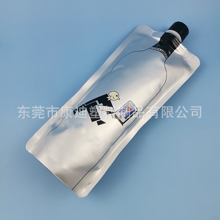 500ml Laundry Detergent Spout Stand-Up Pouch | Milky White PE, Acid & Alkali Resistant