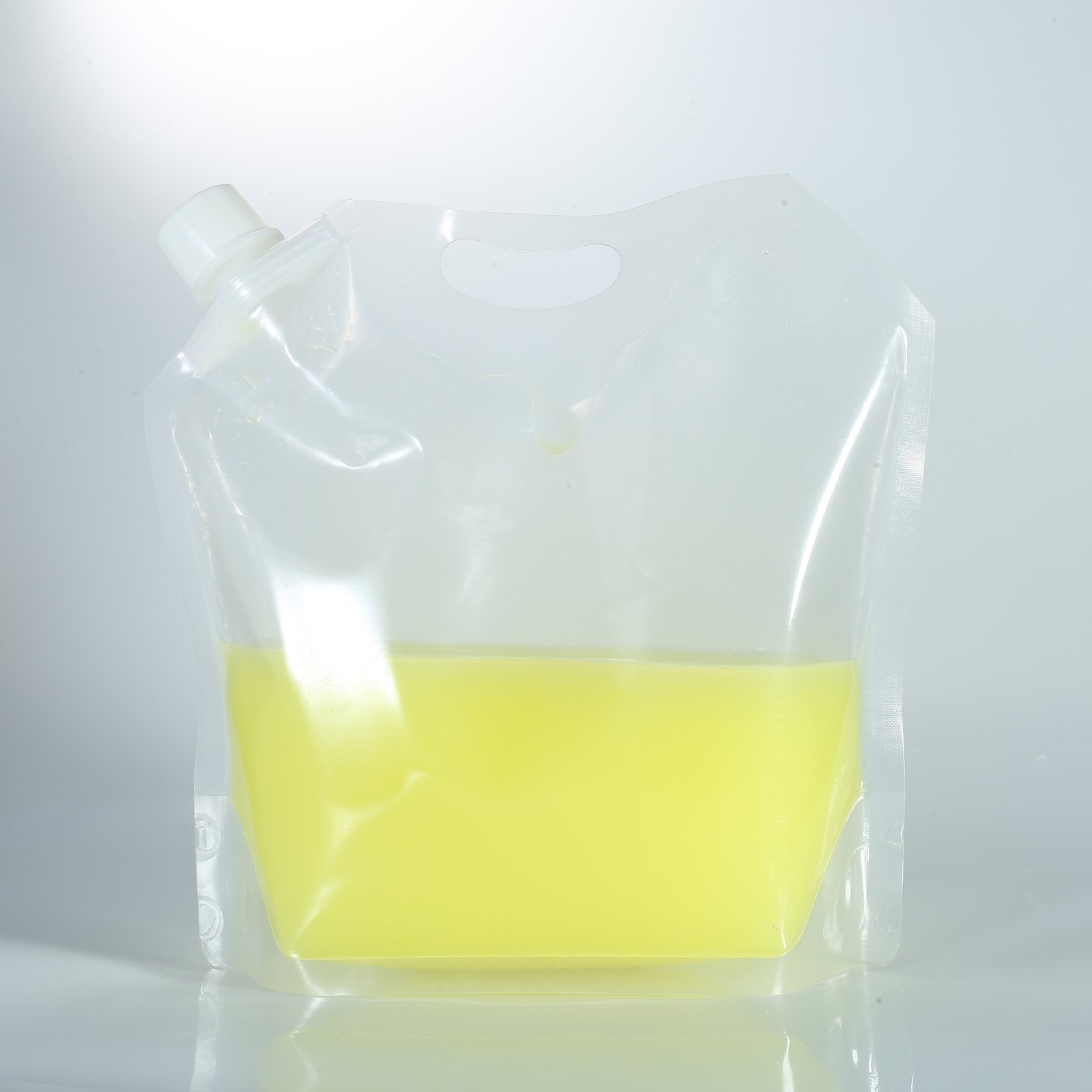 Thick Clear Hand-Carry Stand-Up Spout Pouch for Craft Beer & Soup | Custom 100ml–5L