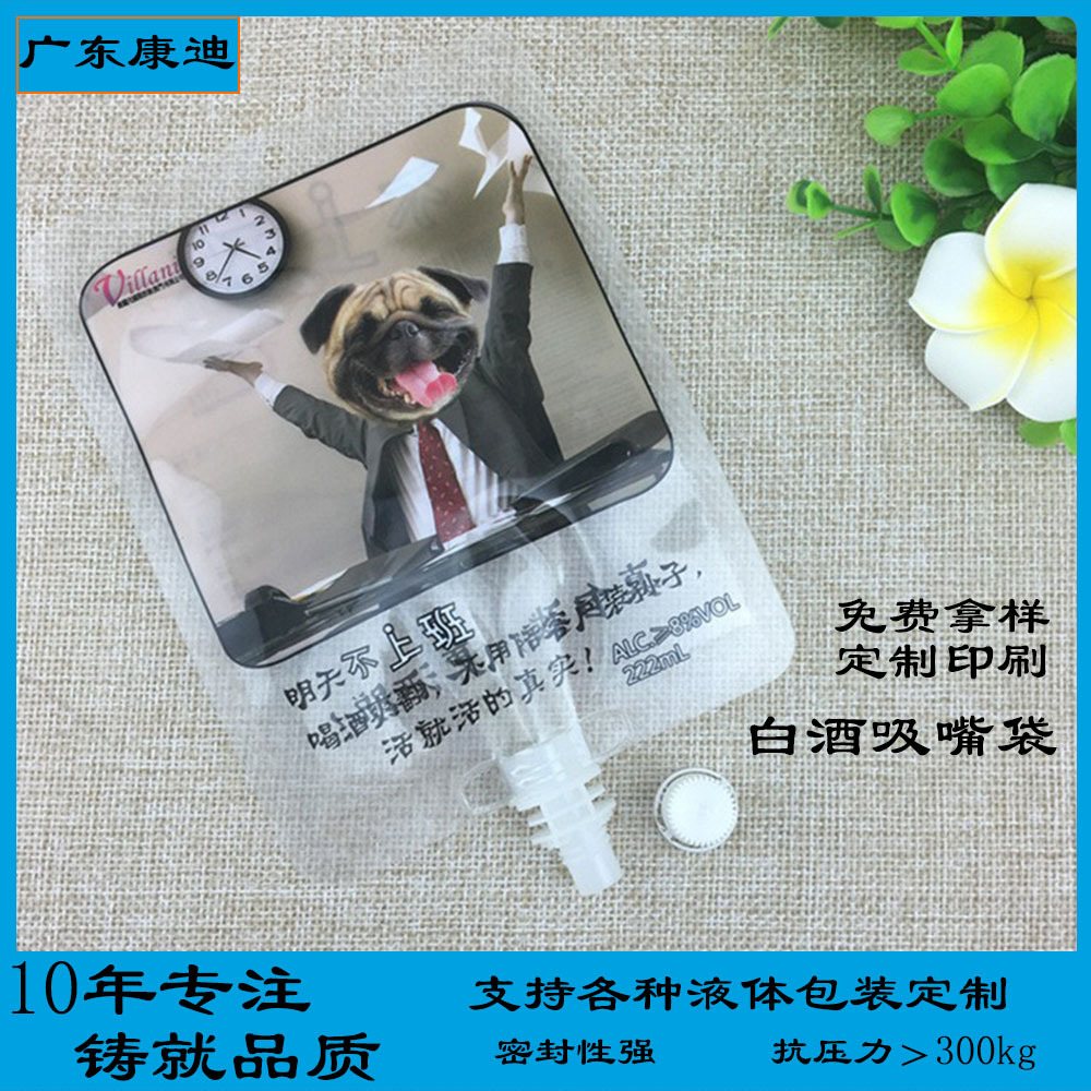 Custom Clear-Window Spouted Stand-Up Pouch with Carry Handle for Rice and Grain Packaging