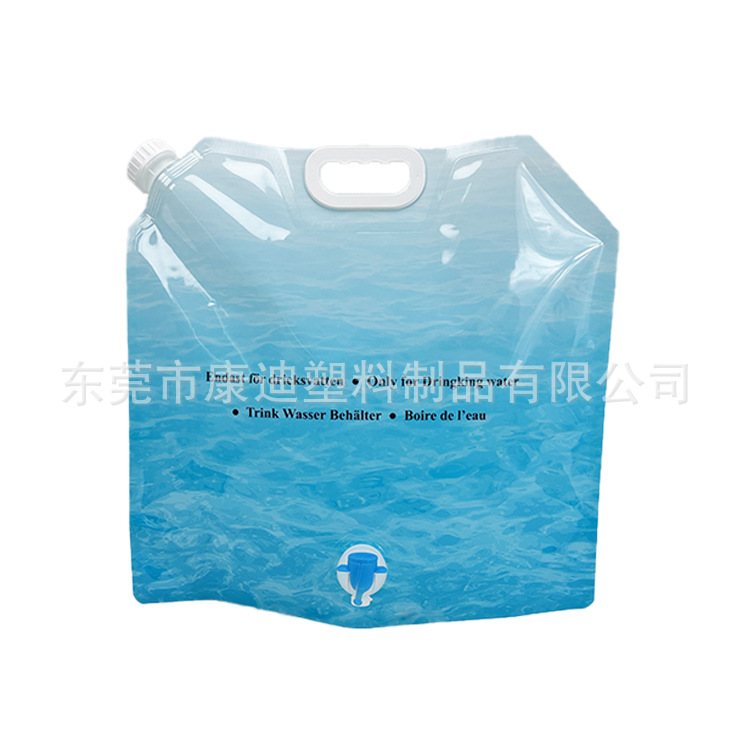 Custom 5kg Clear Spouted Pouches for Juice & Soy Sauce — Freezer-Safe Liquid Packaging