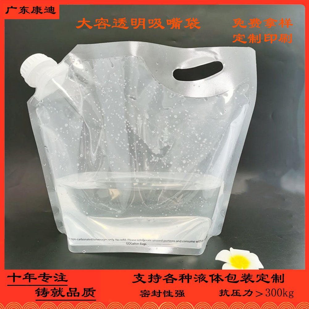 5L Hand-Carry Spout Pouch for Water-Based Paint & Chemical Liquid Packaging