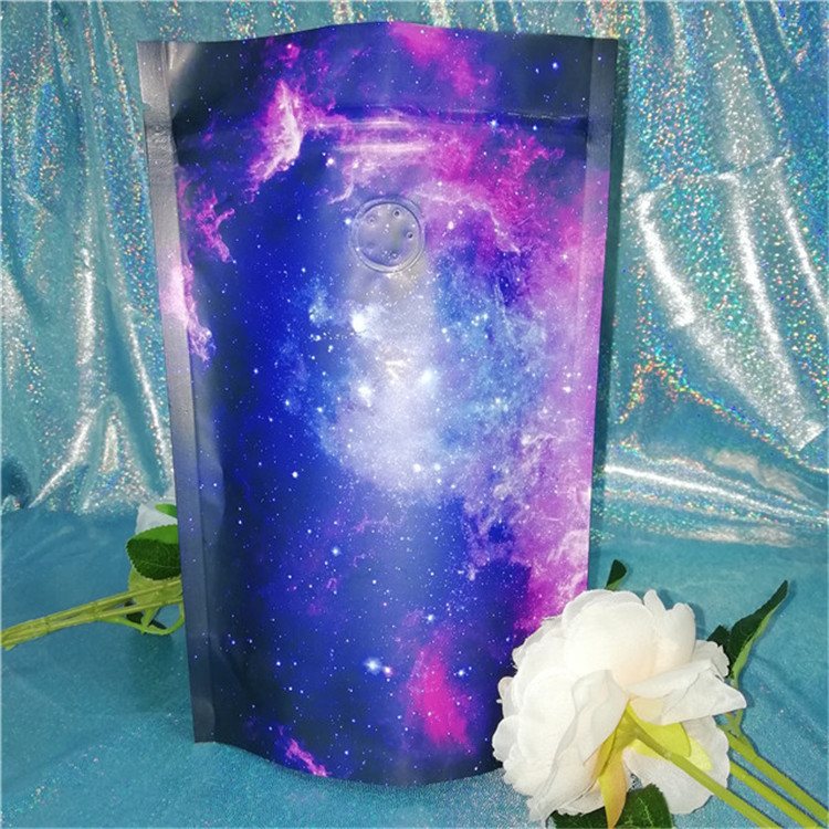 250g Matte Stand-Up Self-Seal Zipper Pouch for Grains & Green Tea with Custom Printing