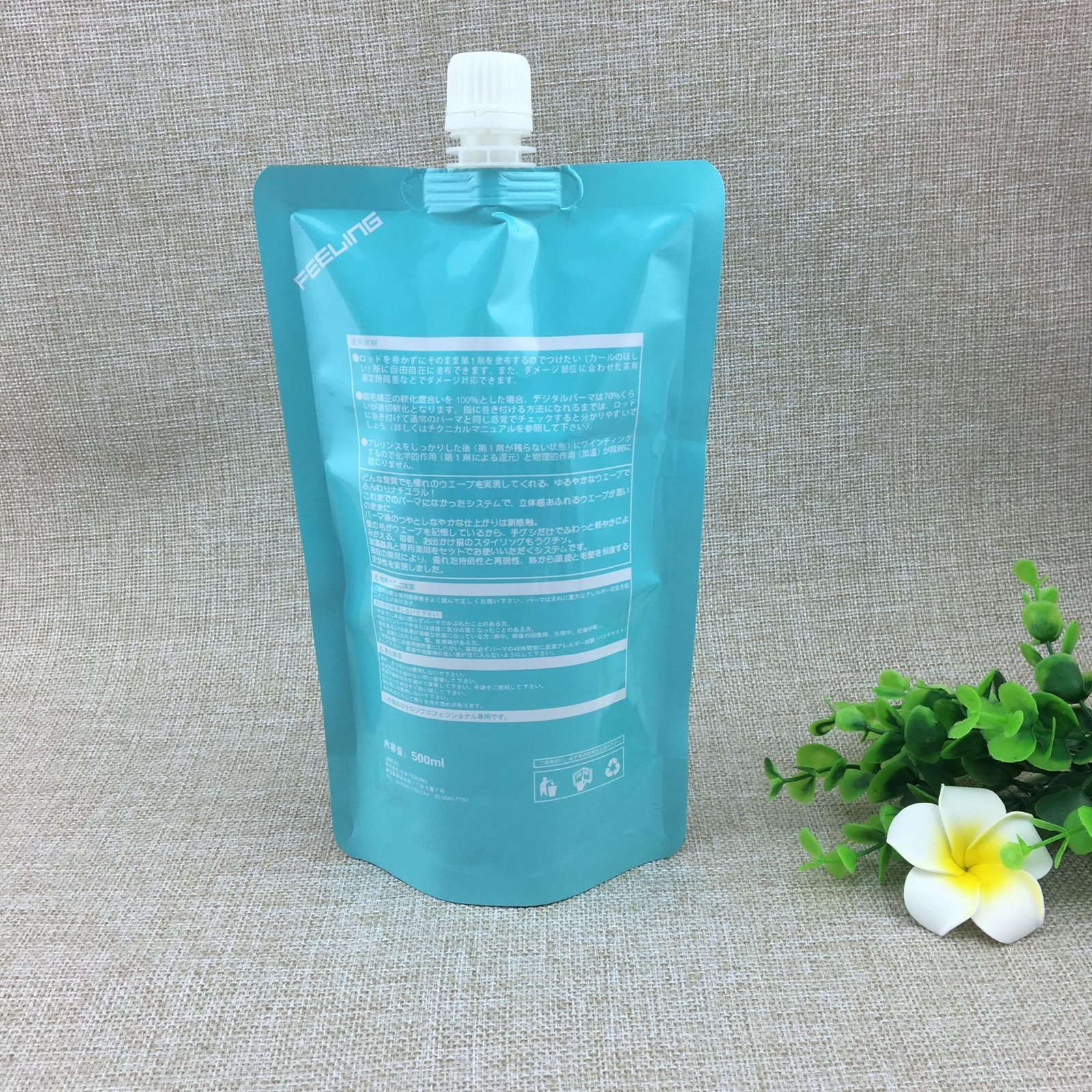 5 kg Aluminum Foil & Metallized Stand-Up Spout Pouch with Handle for Putty Paste and Latex Paint
