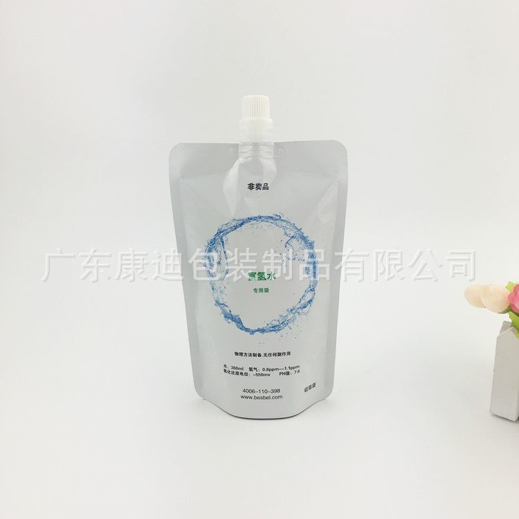 食品级铝箔镀铝吸嘴自立袋｜奶油鲜奶灌装用 100ml–5L 定制软包装