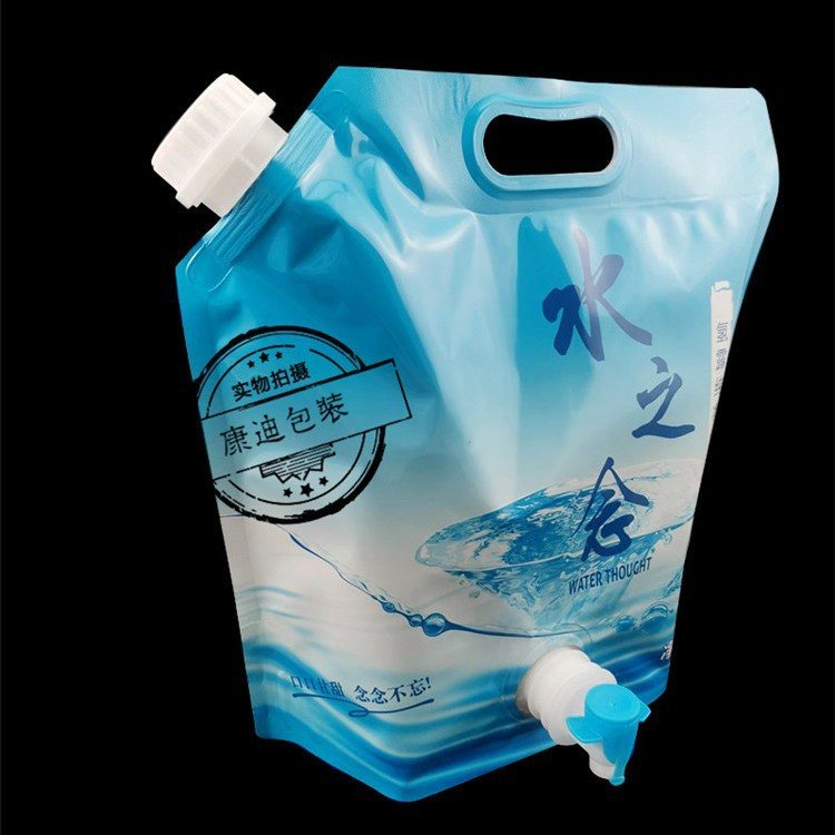 100ml–5L 铝箔复合自立吸嘴阀门袋|果汁酒水液体包装定制