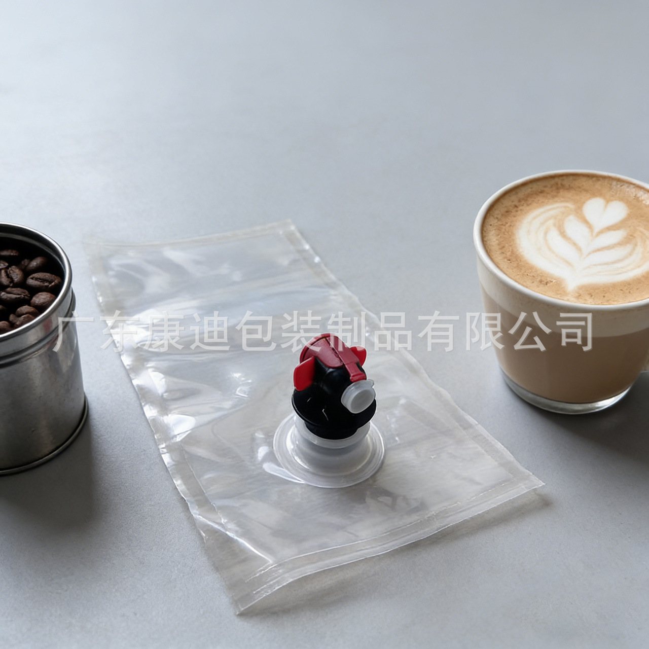 Clear Bag-in-Box Inner Liner with Dispensing Valve