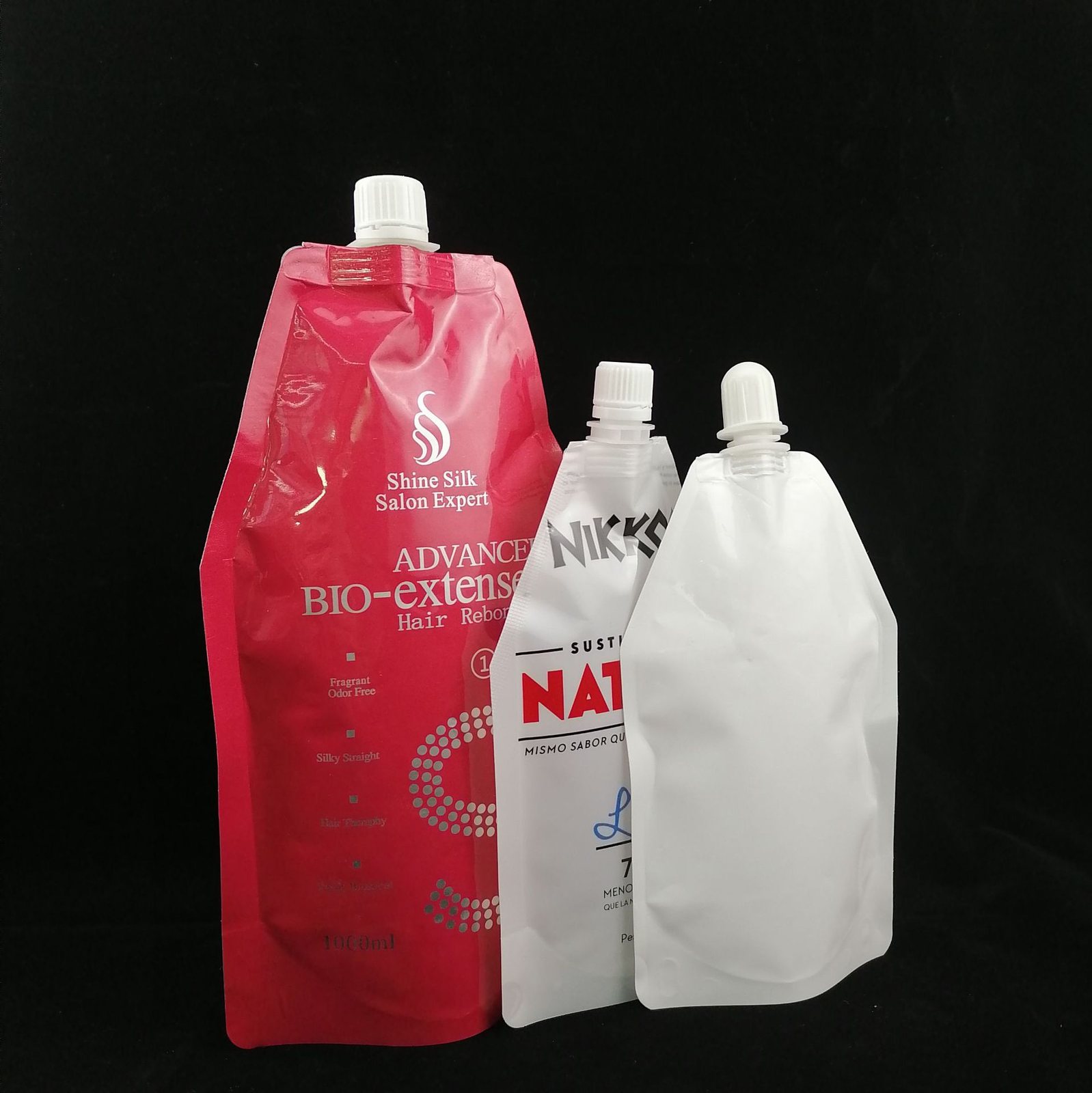 Dual-Spout Stand-Up Pouch with Carry Handle