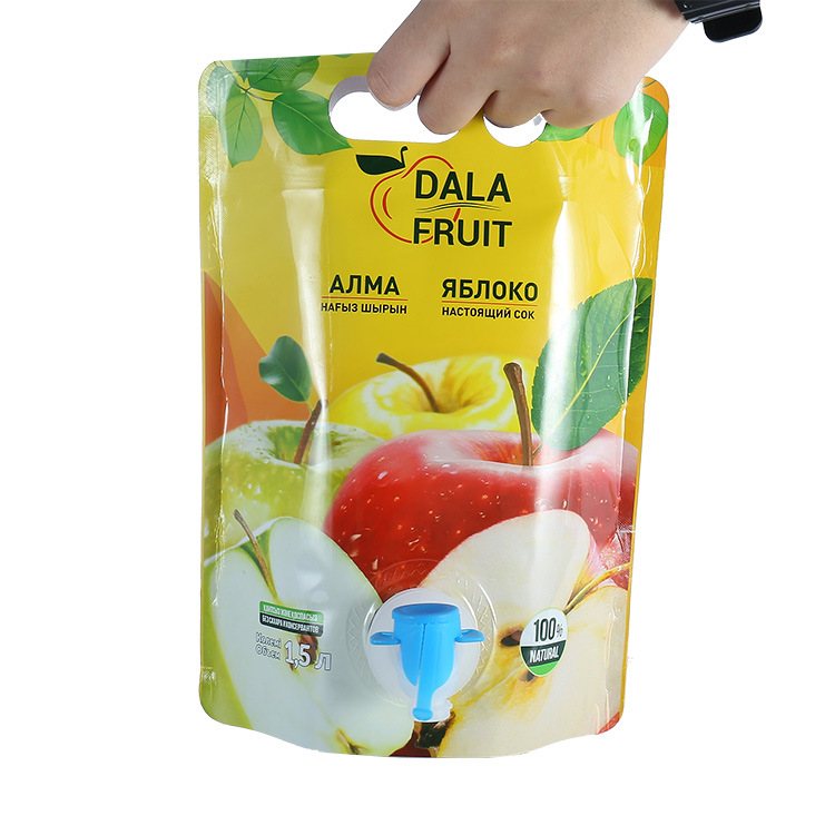 Dual Stand-up Valve Pouch - Press-to-Dispense Liquid Pouch