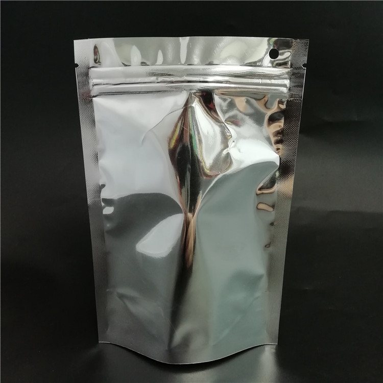 Stand-Up Food Pouch with Zipper and Clear Window – Resealable Retail Packaging