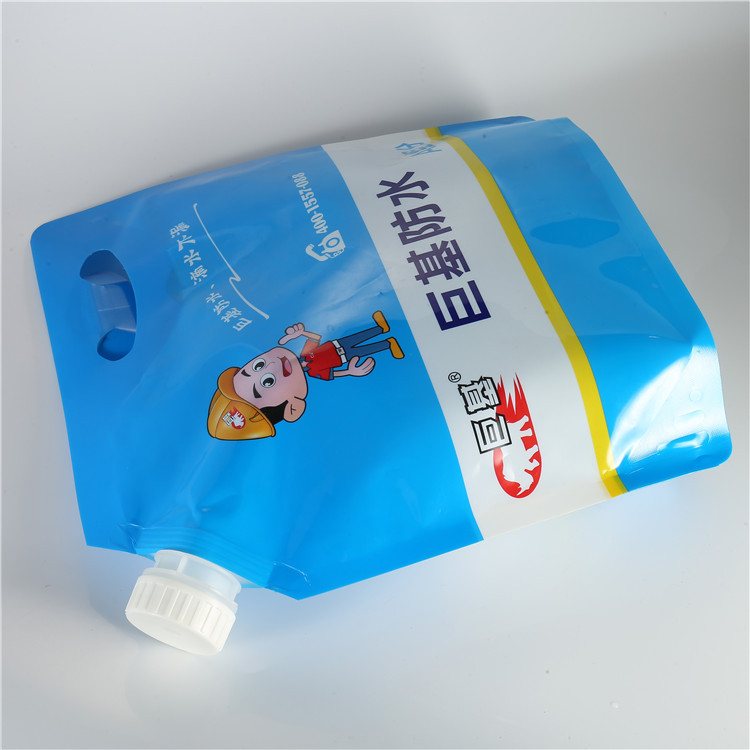 1.5L Hand Sanitizer Bag Spout Pouch — PET/NY/PE Three-Layer Lamination with Dust Cap
