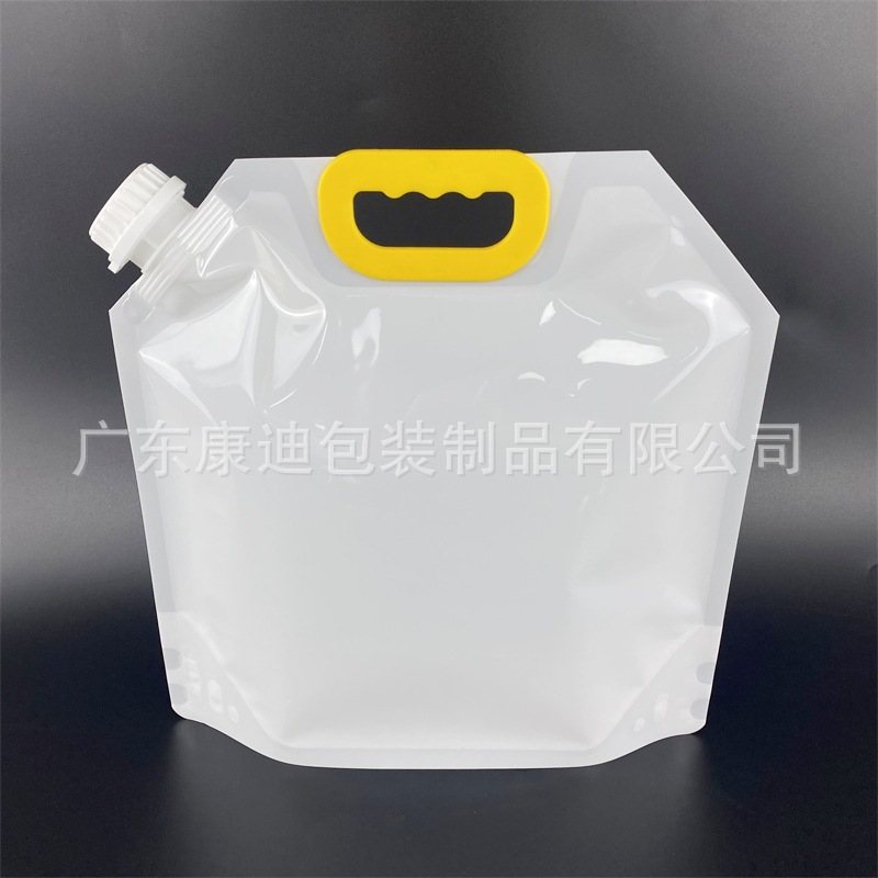 500ml 洗车液双自立吸嘴袋 | PET/NY/PE 三层复合 + 防尘盖