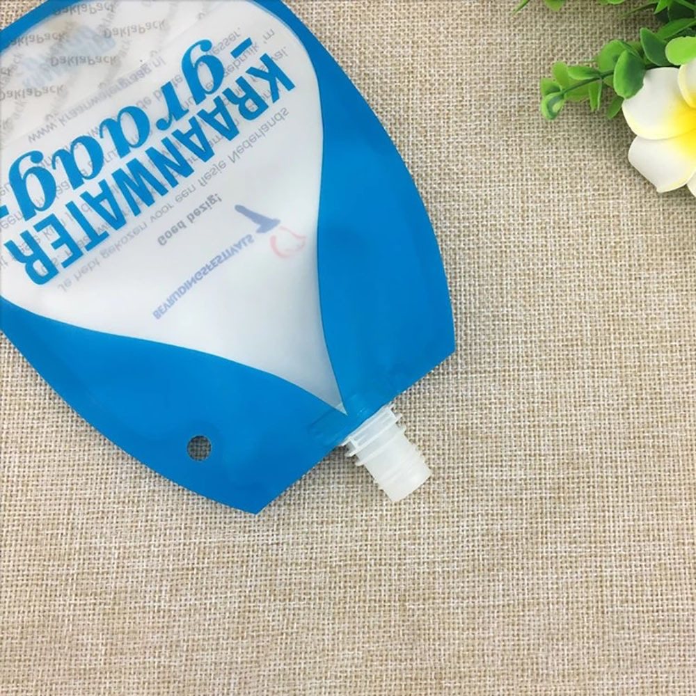 Fruit Juice Spout Pouch | PET/NY/PE Self-Standing Nozzle Bag with Dust Cap