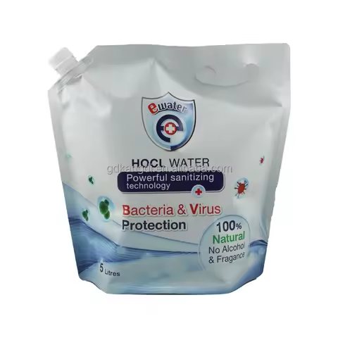 PET/PE Two-Layer Self-Standing Food Pouch with Folded Gusset Base